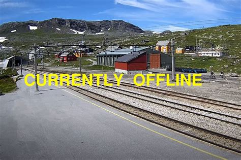 Live Streaming Webcam Finse railway station, Norway